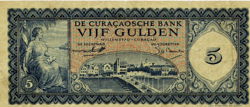 5 Gulden 1954 Back annot.jpg