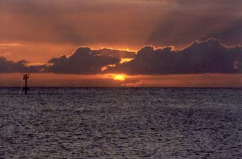 Aruba sunset from Savaneta 2